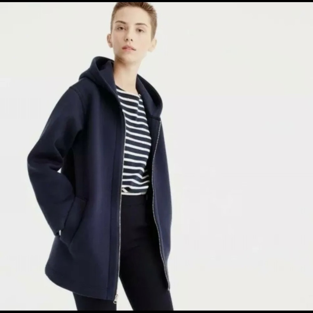 J. Crew Gray Scuba Hoodie